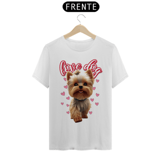 Nome do produto Camiseta Yorkshire Love Dog