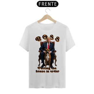 Nome do produto Camiseta Pitbull e Donald Trump