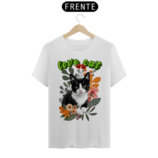 Nome do produto Camiseta Classica Love Cat