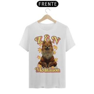 Nome do produto Camiseta lulu da Pomerania Zen Meditation
