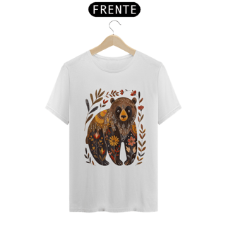 Nome do produto Camiseta Urso e flores