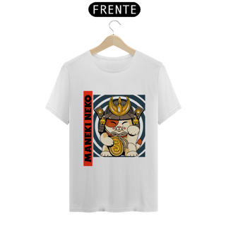 Nome do produto Camiseta Classica Maneki Neko gato da Sorte