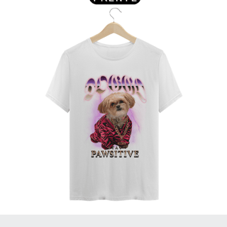 Nome do produto Camiseta Classica Lhasa Apso Pawsitive