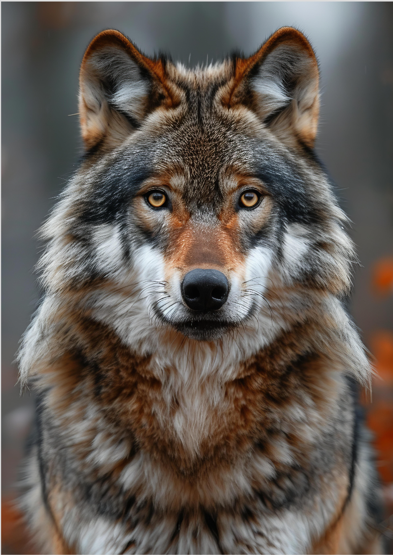 Poster Retrato Lobo