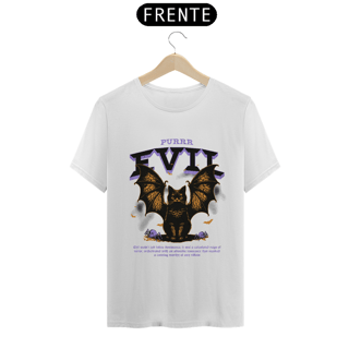 Nome do produto Camiseta Quality Purrr Evil (Gato Morcego)