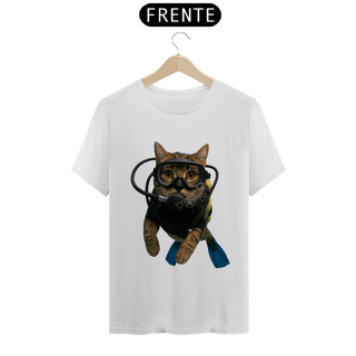 Nome do produto Camiseta Quality Gato Mergulhador