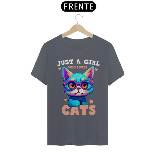Nome do produto Camiseta personalizada Just A Girl
