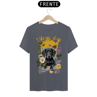 Nome do produto Camiseta dachshund Happy Days