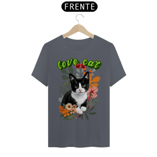 Nome do produto Camiseta Classica Love Cat