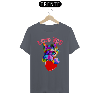 Nome do produto Camiseta Gatinho Love you