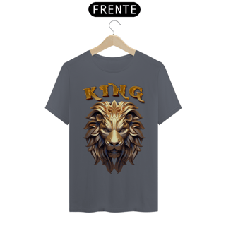 Nome do produto Camiseta Leão King dourado 3D