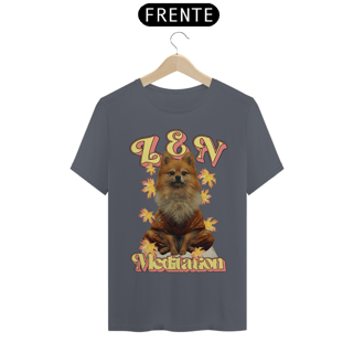Nome do produto Camiseta lulu da Pomerania Zen Meditation