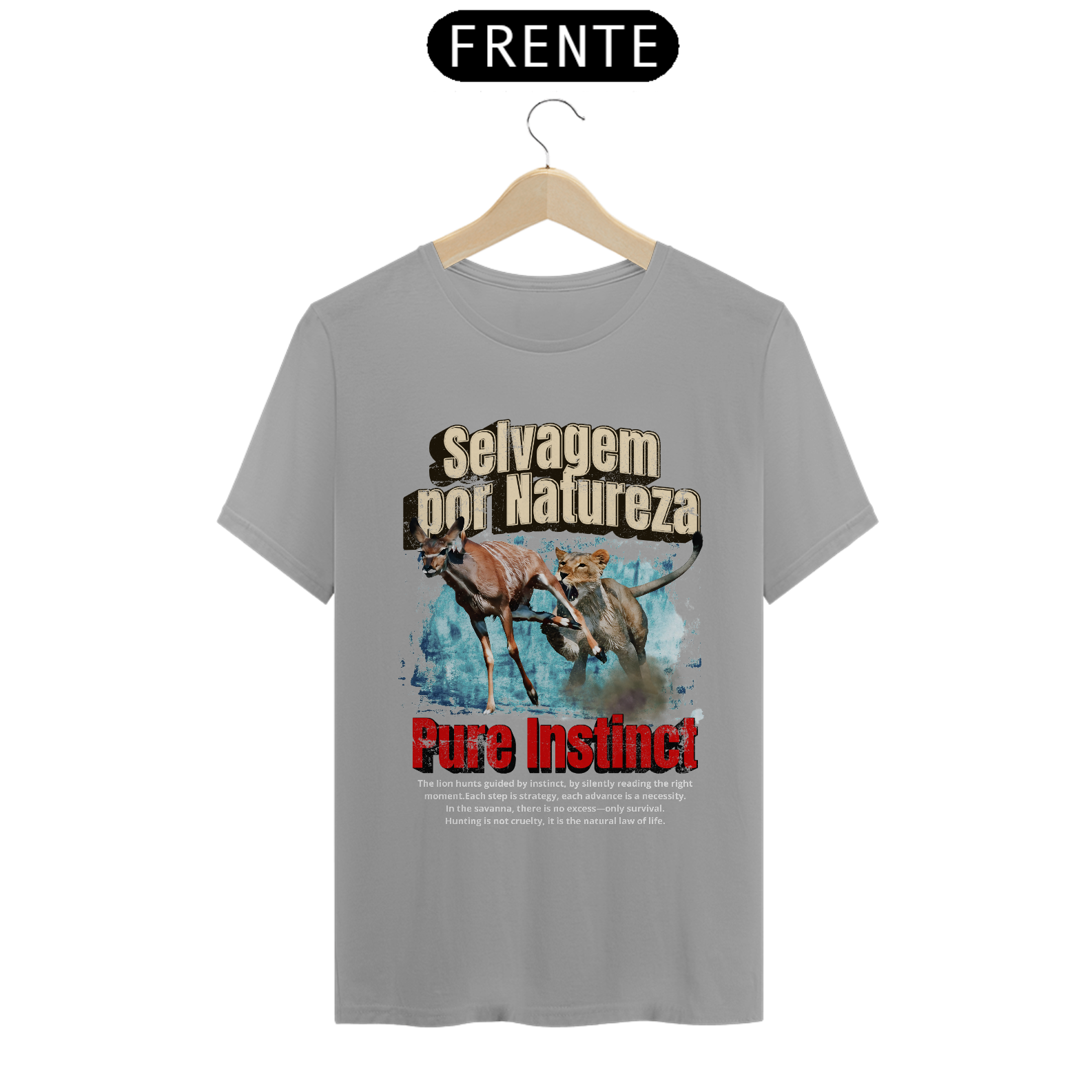 Nome do produto Camiseta Quality Selvagem por Natureza