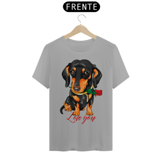 Nome do produto Camiseta  dachshund (Love you)