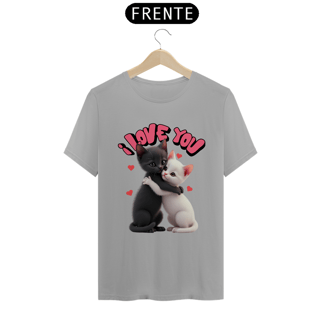 Nome do produto Camiseta personalizada I love You