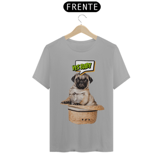 Nome do produto Camiseta personalizada cão raça Pug
