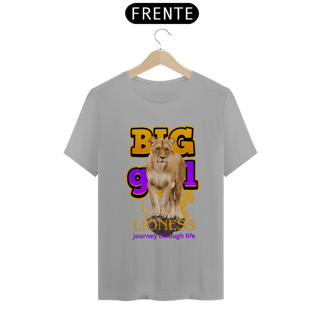 Nome do produto Camiseta Classica Leoa Big Girl Lioness