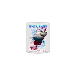 Nome do produto caneca White Shark