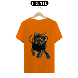 Nome do produto Camiseta Quality Gato Mergulhador