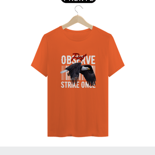 Nome do produto Camiseta Prime Masculina Observe First. Strike Once.