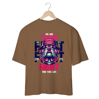 Nome do produto Camiseta Oversized Bulldog Strong Fight