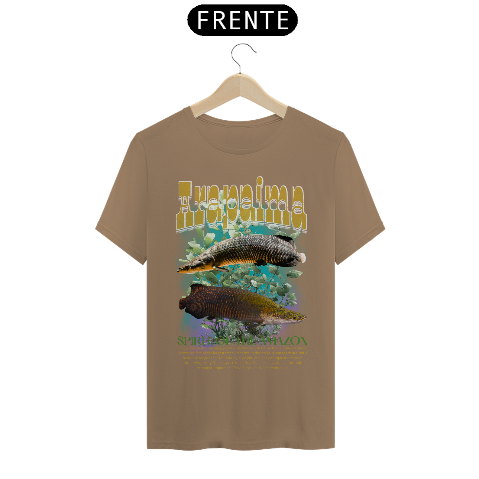 Nome do produto Camiseta Prime Arapaima (Pirarucu ) Amazonas