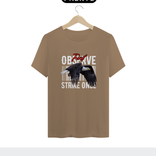 Nome do produto Camiseta Prime Masculina Observe First. Strike Once.