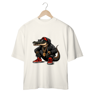 Nome do produto Camiseta Oversized Crocodilo Gangsta