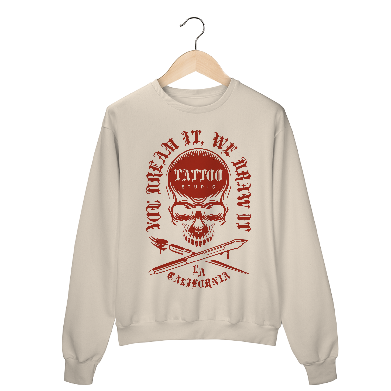 Nome do produto Moletom Prime Fechado Tattoo Studio