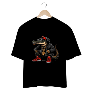 Nome do produto Camiseta Oversized Crocodilo Gangsta