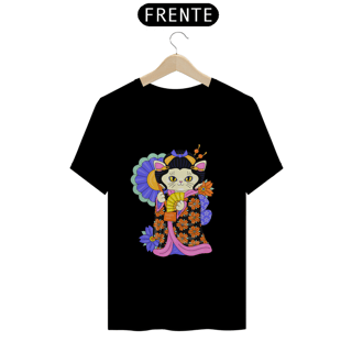 Nome do produto Camiseta personalizada feminina Gatinha Gueixa