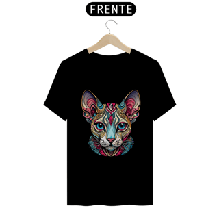 Nome do produto Camiseta personalizada Gato Sphynx Mandala