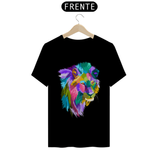 Nome do produto Camiseta personalizada Leão Multicolorido