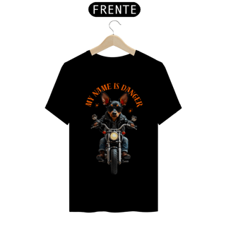 Nome do produto Camiseta Cômica My Name is Danger