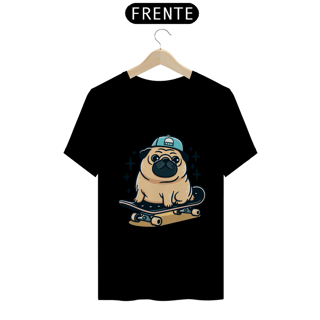 Nome do produto Camiseta Persomalizada Pug Skate