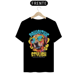 Nome do produto Camiseta Pet Pawsitive Stylish