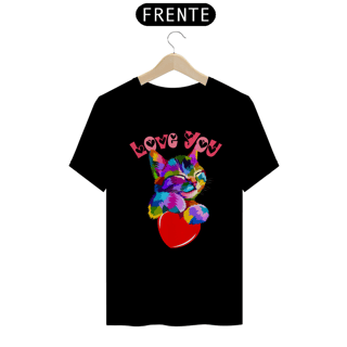 Nome do produto Camiseta Gatinho Love you
