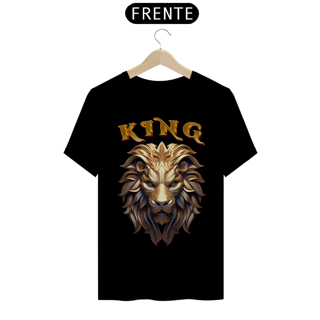 Nome do produto Camiseta Leão King dourado 3D