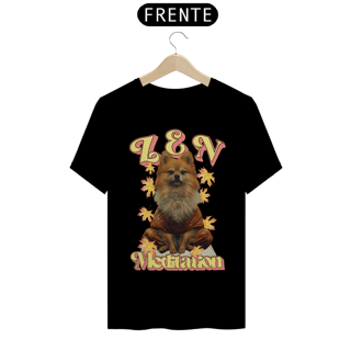 Nome do produto Camiseta lulu da Pomerania Zen Meditation