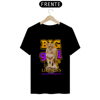 Nome do produto Camiseta Classica Leoa Big Girl Lioness