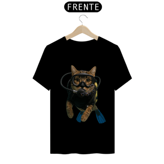 Nome do produto Camiseta Quality Gato Mergulhador