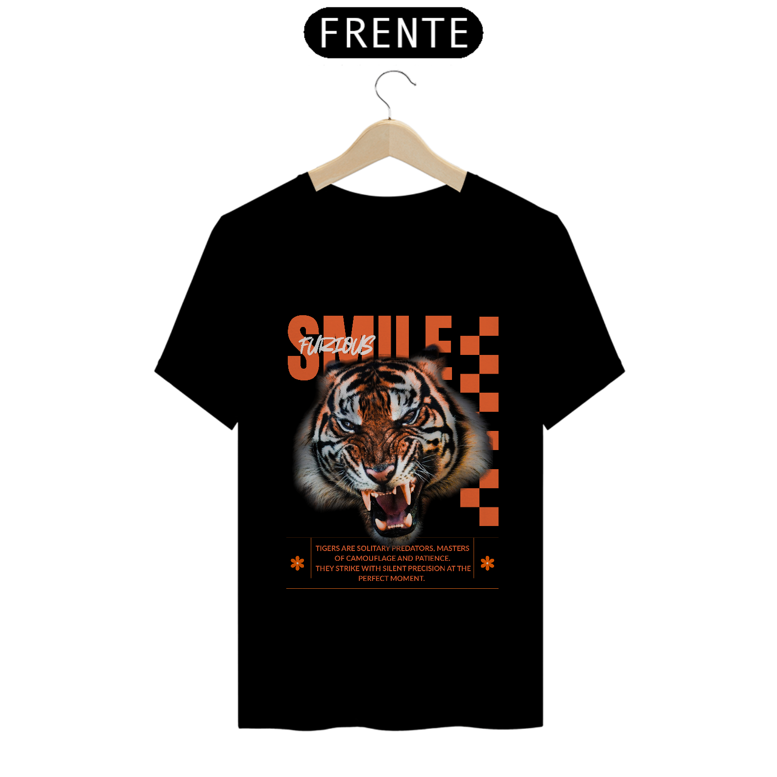 Nome do produto Camiseta Classica Furious Smile