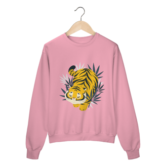 Nome do produto Moleton fechado Tigre Asiático Caricatura 
