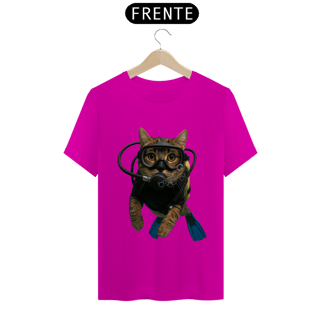Nome do produto Camiseta Quality Gato Mergulhador