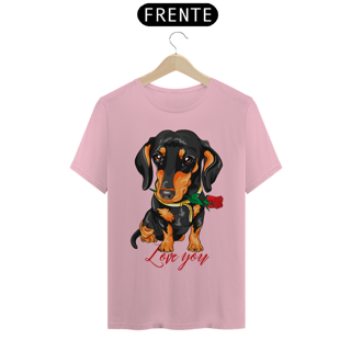 Nome do produto Camiseta  dachshund (Love you)