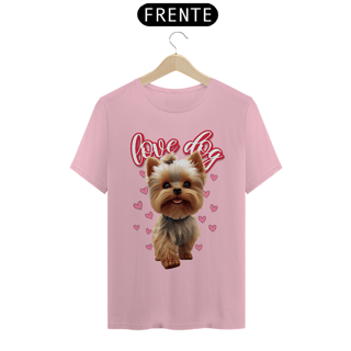 Nome do produto Camiseta Yorkshire Love Dog
