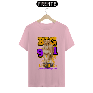 Nome do produto Camiseta Classica Leoa Big Girl Lioness