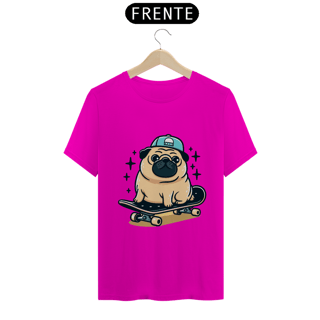 Nome do produto Camiseta Persomalizada Pug Skate