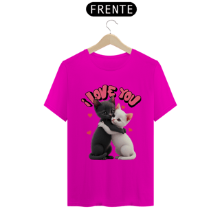 Nome do produto Camiseta personalizada I love You