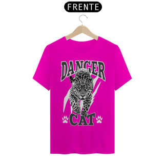 Nome do produto Camiseta Classica Danger Cat (Onça Pintada)